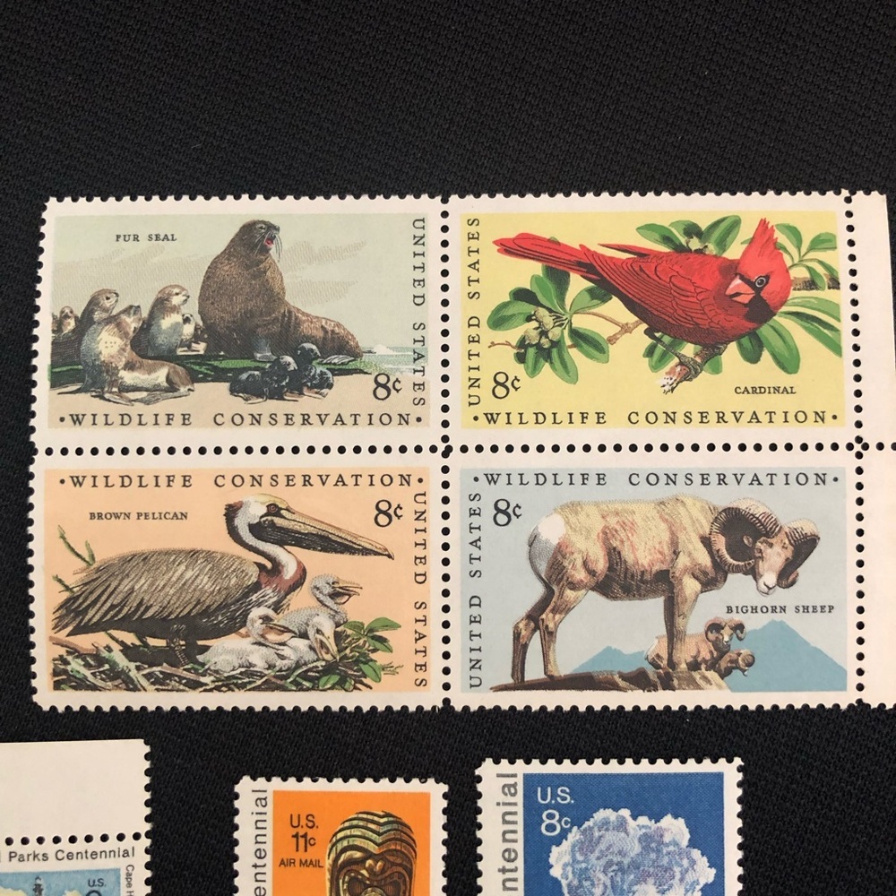 Vintage USA National Parks Centennial & Wildlife Conservation Stamp Collection - Picture 3 of 5